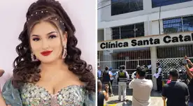 Agentes de homicidios vienen realizando diligencias en la Clínica Santa Catalina.