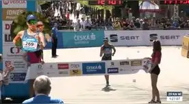 Kimberly García ganó oro y rompe récord en los 20km de marcha atlética en Poděbrady.