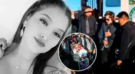 Pareja de la Muñequita Milly se despide de su amada en entierro.