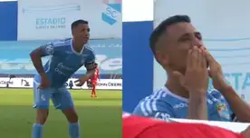 Yoshimar Yotún celebró a su estilo su anotación en el Sporting Cristal vs. Sport Huancayo.