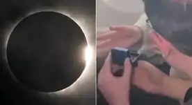 Romántica propuesta de matrimonio en avión es viral en las redes sociales.