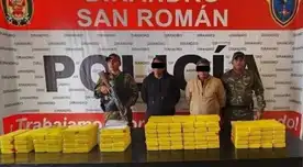 Los sujetos fueron capturados con paquetes tipo ladrillo. Los sujetos fueron capturados con paquetes tipo ladrillo.