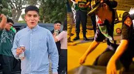 Joven PNP Kevin tuvo que interpretar a un personaje que bebe mientras maneja. Joven PNP Kevin tuvo que interpretar a un personaje que bebe mientras maneja.