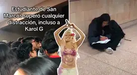 La joven estudiante de San Marcos se enfocó en estudiar y no en Karol G.