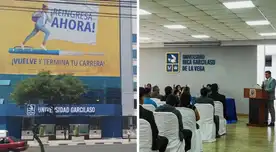 La página oficial de la Universidad Garcilaso dio la bienvenida al inicio del semestre académico 2024-I.