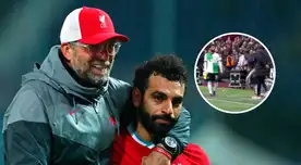 Mohamed Salah y Jürgen Klopp se pelearon en pleno partido.