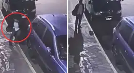 El hecho fue registrado por las cámaras de seguridad del lugar. El hecho fue registrado por las cámaras de seguridad del lugar.