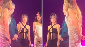 Captan FUERTE discusión entre Becky G y Thalia en el escenario de los Latin AMA's Captan FUERTE discusión entre Becky G y Thalia en el escenario de los Latin AMA's