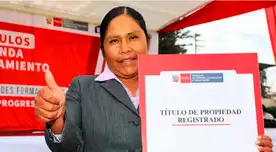 Ciudadana obtuvo su título de propiedad totalmente gratis con la campaña de Cofopri.