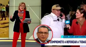 Mónica Delta rechazó conducta de Juan José Santiváñez y saludó trabajo de la Policía por rescate de Jackeline Salazar. Mónica Delta rechazó conducta de Juan José Santiváñez y saludó trabajo de la Policía por rescate de Jackeline Salazar.