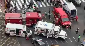 Accidente de tránsito sucedió en la cuadra 21 de la avenida Brasil en Pueblo Libre. Accidente de tránsito sucedió en la cuadra 21 de la avenida Brasil en Pueblo Libre.