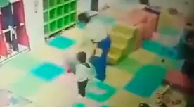 ¡De terror! Profesora maltrata con golpes y empujones a niños de nivel inicial en Ayacucho