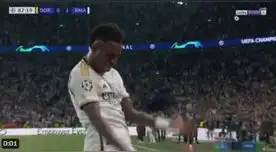 Vinícius hizo peculiar baile tras anotar golazo para Real Madrid ante Dortmund