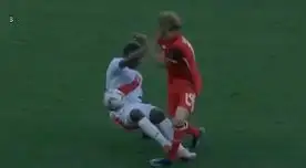 Así fue la expulsión de Miguel Araujo tras una dura patada contra Shaffelburg por Copa América 2024