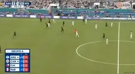 Carlos Zambrano metió un duro golpe a Lautaro Martínez e hizo la primera falta de la 'Bicolor'