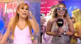 Magaly Medina critica el look de Yahaira Plasencia.