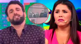 Programa de Lady Guillén llevó comida a sujetos que evitan ser desalojados y Peluchín enfurece