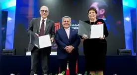 Foto: El Ing. César Acuña saludó la suscripción de este importante acuerdo. Foto: El Ing. César Acuña saludó la suscripción de este importante acuerdo.