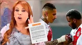 Magaly Medina en contra del apoyo de Jefferson Farfán a Paolo Guerrero. Magaly Medina en contra del apoyo de Jefferson Farfán a Paolo Guerrero.