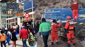 Seres queridos de las víctimas mortales que dejó el accidente de la Orquesta Antología del Folklore acudieron a hospital de Tarma.