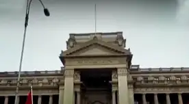 Palacio de Gobierno no tenía la bandera del Perú.
