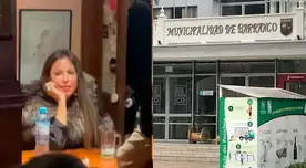 Patricia Chirinos publicó sobre el incidente en Barranco. Patricia Chirinos publicó sobre el incidente en Barranco.