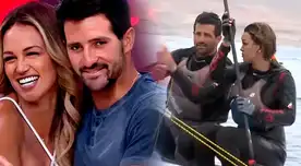 Angie Arizaga fue sorprendida en vivo por Stefano Peschiera. Angie Arizaga fue sorprendida en vivo por Stefano Peschiera.