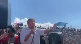 Oscorima pidiendo calma a la población. No fue suficiente y tuvo que escapar en helicóptero. Oscorima pidiendo calma a la población. No fue suficiente y tuvo que escapar en helicóptero.