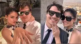 Salim Vera y Claudia Sobenes anuncian compromiso.