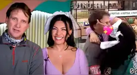 Diana Sánchez le da inesperado beso a Christian Thorsen en 'El Gran Chef Famosos'.