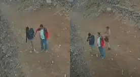 Las cámaras de seguridad de la zona registraron el terrible suceso.