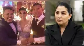 Cómo apareció Andres Hurtado en la boda de Ana Siucho y Edison Flores.