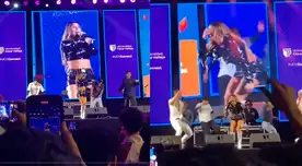 Yahaira Plasencia no pudo creer que los jóvenes realizaran tan marcados los pasos.