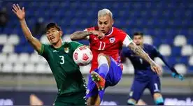 Chile vs. Bolivia por Eliminatorias Sudamericanas 2026: sigue en vivo los resultados del partido por la fecha 8. Chile vs. Bolivia por Eliminatorias Sudamericanas 2026: sigue en vivo los resultados del partido por la fecha 8.