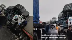 Terrible accidente en el Serpentín de Pasamayo: Chofer de camión queda gravemente herido tras impacto de su vehículo