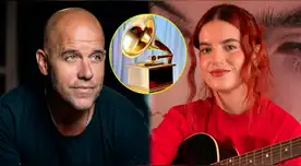 Gian Marco y su hija en los Latin Grammy 2024.