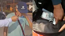 El agricultor logró recuperar su mochila con S/54 mil en Satipo, región Junín. El agricultor logró recuperar su mochila con S/54 mil en Satipo, región Junín.