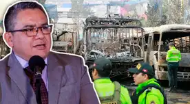 Ministerio del Interior descarta que incendio de buses en Independencia haya sido provocado.
