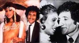 Felpudini y su esposa, la actriz Analí Cabrera.