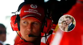 Michael Schumacher causó revolución al reaparecer en público.