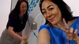 Cathy Sáenz vence el cáncer y toca la campana en medio de lágrimas. Cathy Sáenz vence el cáncer y toca la campana en medio de lágrimas.