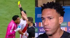 Pedro Gallese reveló charla con árbitro que lo suspendió al sacarle tarjeta amarilla ante Brasil.