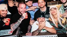 la canción '+57' de Karol G, Feid, Maluma y otros cantantes colombianos. la canción '+57' de Karol G, Feid, Maluma y otros cantantes colombianos.