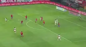 Perú vs. Chile: Luis Advíncula casi anota un golazo, pero Cortés lo impide [VIDEO]