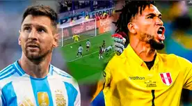 Perú vs. Argentina: Lionel Messi intentó sorprender a Pedro Gallese, pero balón fue atrapado
