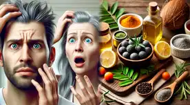 Este es el truco casero para eliminar las canas. Este es el truco casero para eliminar las canas.