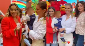 Ethel Pozo en la fiesta del hijo de Brunella Horna.