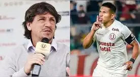 Jean Ferrari habla sobre la continuidad de Edison Flores en Universitario.