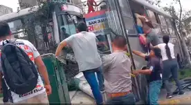 Accidente de Corredor Morado deja 8 heridos: bus choca contra poste de la av. Wiesse, en SJL