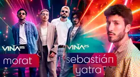 Viña del Mar 2025 trae grandes artistas. Por primera vez se presentará Morat.
